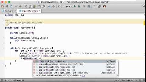 AP Computer Science 2015 Question 2: Matching Substrings