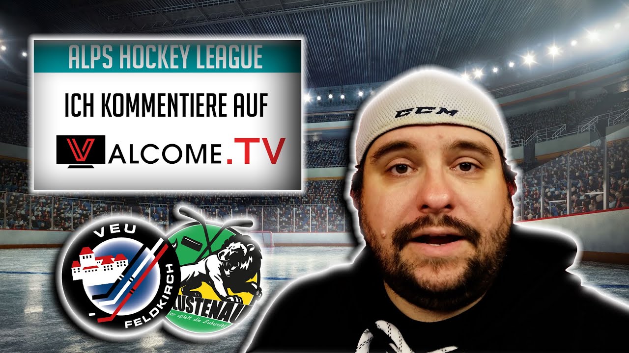 Alps Hockey League Ich bin Livestream Kommentator auf valcome