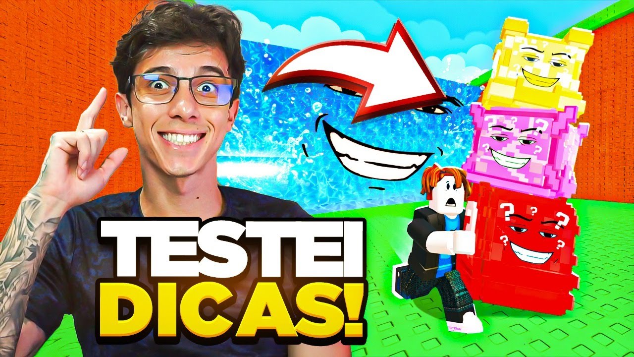 TESTEI AS MELHORES DICAS DO TSUNAMI BRAINROT