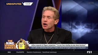 Skip Bayless on LeBron had a fiery response to Jay Williams' tweet about being Dwyane Wade's Pippen