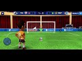 Penalties in mini football  soccer game 