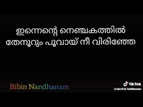 Poomaram Poothulanu Poovadiil viral song lyrics