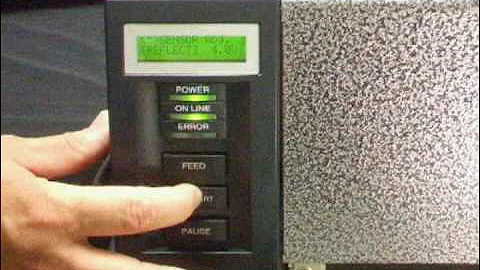 How to calibrate your SX thermal printer