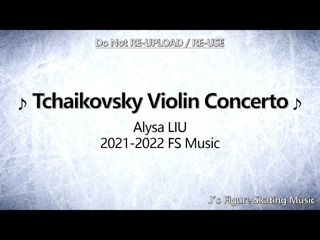 Alysa LIU 2021-2022 FS Music class=