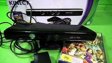 P59383 - MICROSOFT Xbox 360 official Kinect Sensor Camera *VGC!* + Warranty! Inc Game&PSU