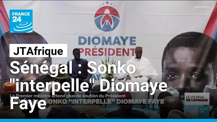Sénégal : Sonko "interpelle" Diomaye Faye • FRANCE 24