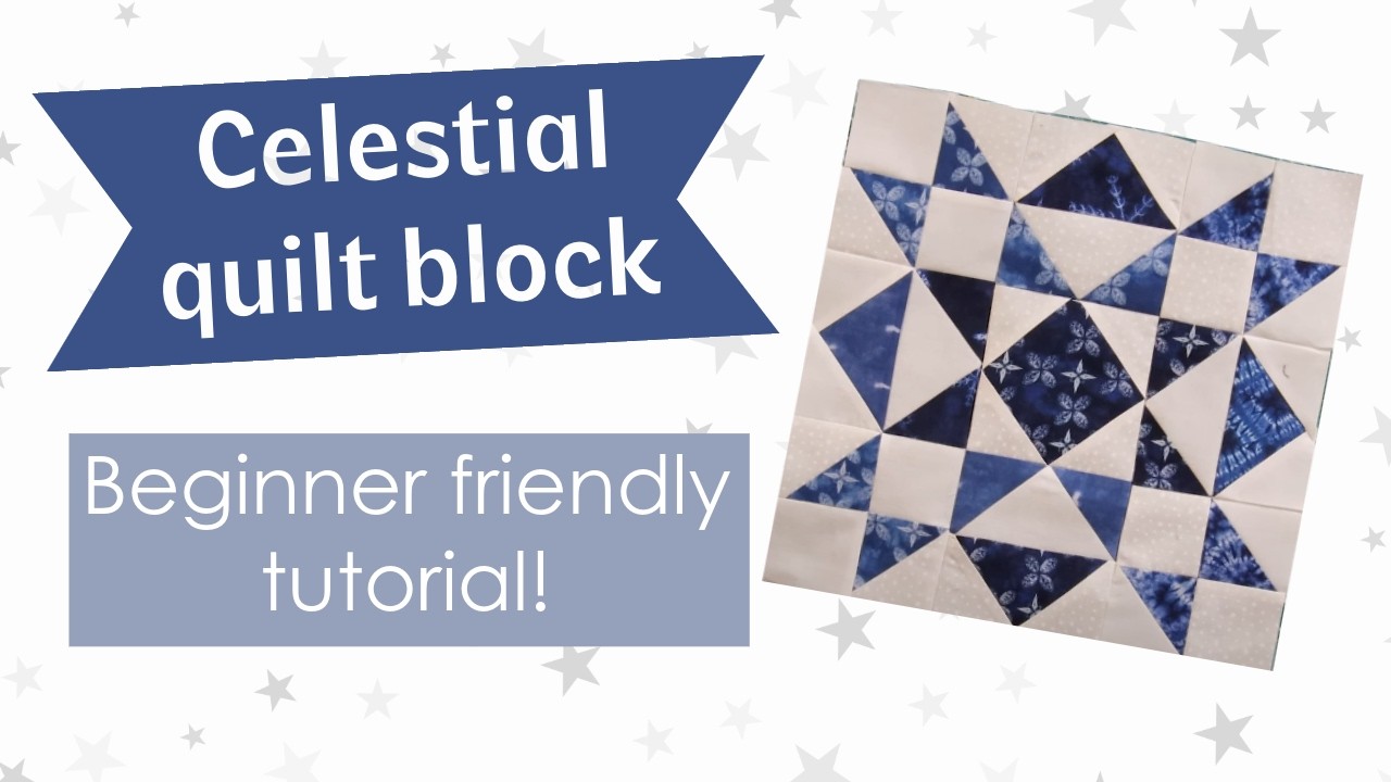 Make a Snowflake Star Patchwork quilt for Christmas ⭐ Perfect for a cosy cottage festive feel!