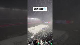 It's a snow globe at Lincoln Financial Field ❄️👀