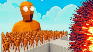 100x GOLD ZOMBIE + 1x GIANT vs 1x EVERY GOD  Totally Accurate Battle Simulator TABS