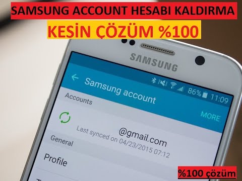 Samsung Account Hesabı Nasıl Kaldırılır, Samsung Account Şifresi Unuttum, %100 Çözüm