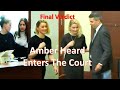 Amber Heard Enters The Court to hear the Verdict | Final Results | 1st Jun