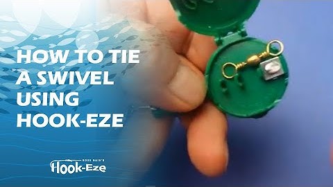 How to tie a swivel using Hook-Eze