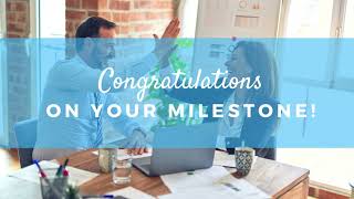 Anniversary Milestones - Congratulations!