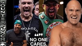 "NO ONE WANTS TO SEE OLEKSANDER USYK VS AGIT KABAYEL,  WHO CARES!" ~ TYOSN FURY 