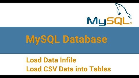 MySQL Load Data Infile with CSV  |  MySQL XAMPP using Command Prompt and phpmyadmin