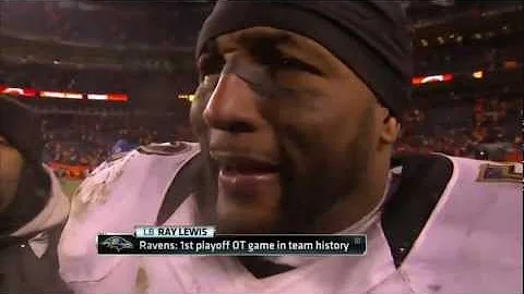 Ray Lewis's Speach After HUGE Playoff Game Win