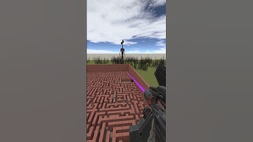 Destroying Siren Head in Big Maze Nextbot Gmod