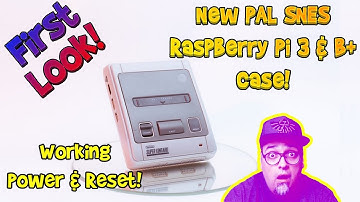 New PAL SNES Raspberry Pi 3 & B+ Case! Exclusive Look - Get One Months Early!