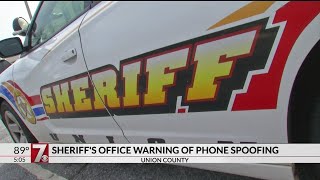 Scammers spoofing Union Co. Sheriff's Office phone number