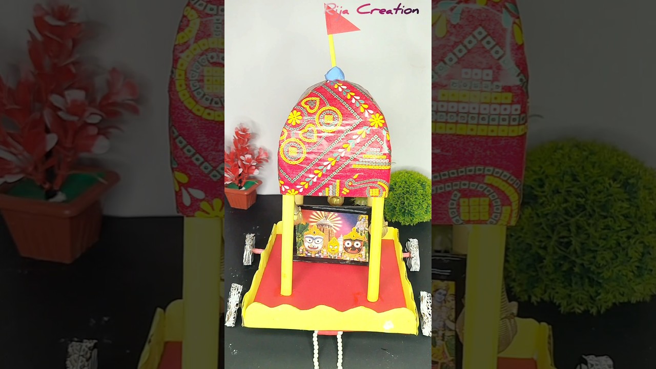 jagannath rath making ideas ll jagannath rath making with cardboard 