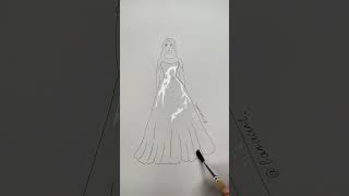 glitter dress 💛💓 #artwork #art #drawing #glitter screenshot 1