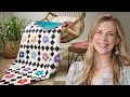 How to make a flower child baby quilt  free quilting tutorial