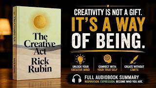 The Creative Act by Rick Rubin | FULL AUDIOBOOK SUMMARY