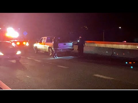 Wrong way driver hits multiple vehicles on SMP - YouTube