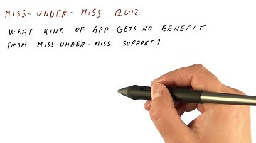 Miss Under Miss Quiz - Georgia Tech - HPCA: Part 4