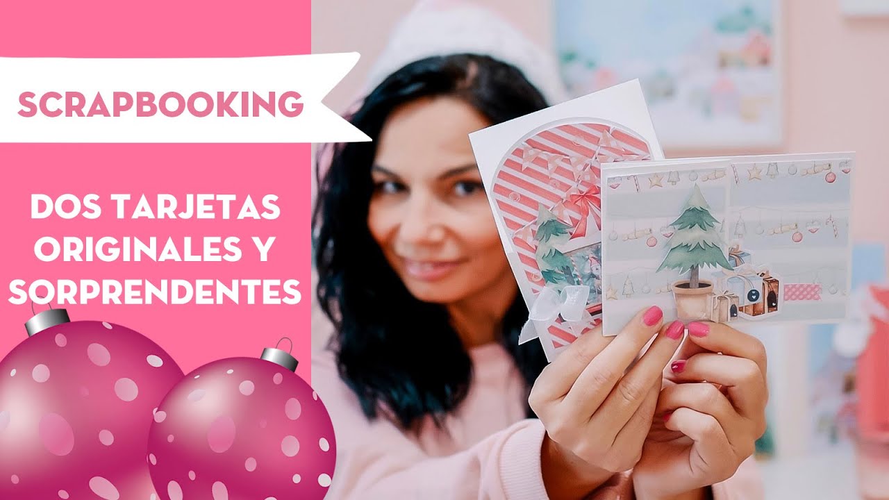 Crea tarjetas originales para Navidad ⎜PEGAPAPELOTIJERAS
