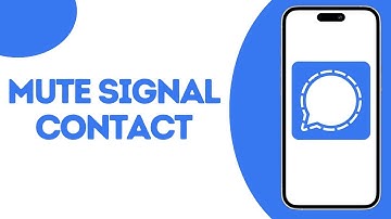 How to Mute Notifications For a Contact in Signal app ?