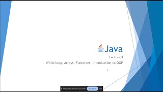 L-03: Arrays, Functions | Bangla Java Tutorial