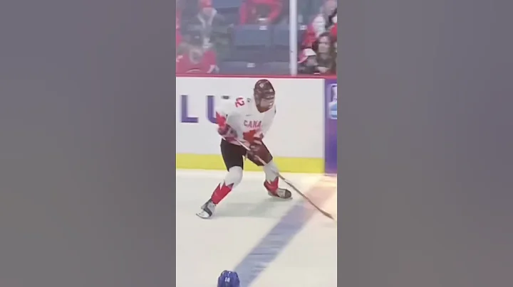 Vanisova shows women can hip check too!