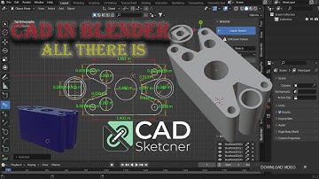 Blender Cad sketcher tutorial
