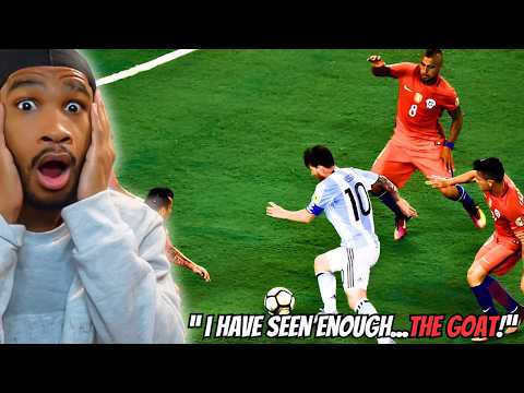 American Reacts to Lionel Messi After his Hat trick in World Cup... HE IS THE GOAT!!!