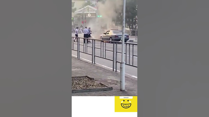 Ainda bem que ele tinha o extintor de incendio, para apagar o fogo do carro. #shorts #extintor