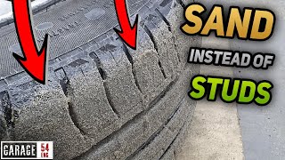 We Glue Sand to Summer Tires (for grip on ice) – will it work? by Garage 54 50,828 views 3 months ago 15 minutes