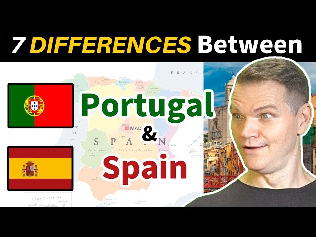 7 DIFFERENCES Between Spain and Portugal - YouTube