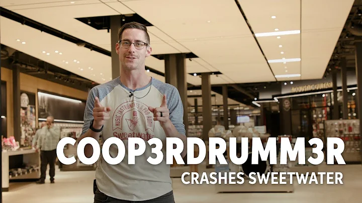 Casey Cooper Visits the Sweetwater Music Store | @COOP3RDRUMM3R