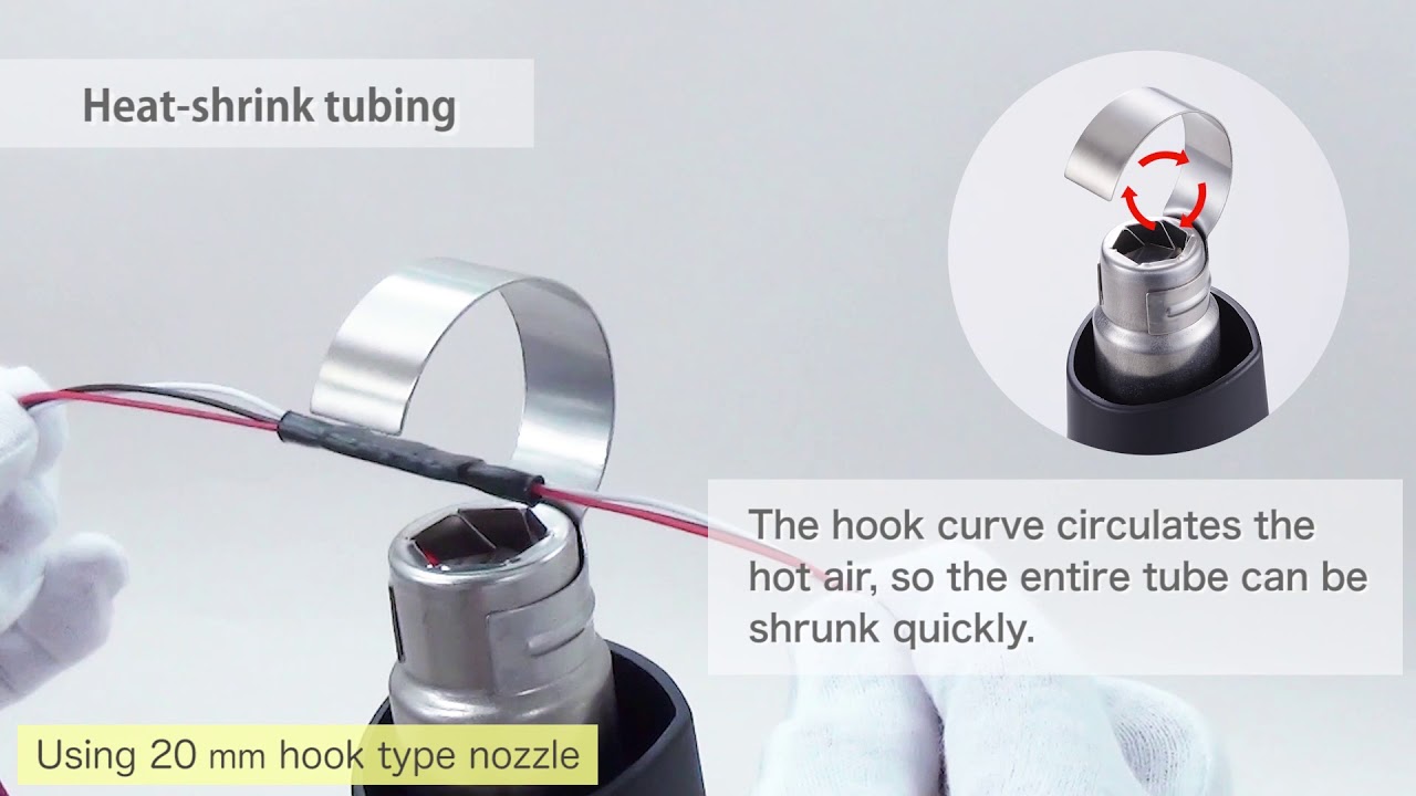 HAKKO FV 310; heat shrink tubing YouTube
