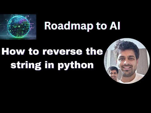 How to reverse the string in python #python #string #technology