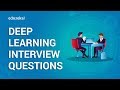 Deep Learning Interview Questions and Answers | AI & Deep Learning Interview Questions | Edureka