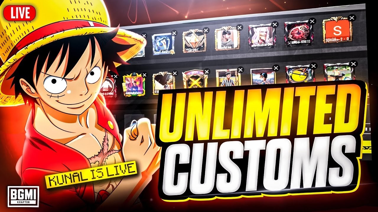 BGMI LIVE CUSTOM ROOM || Custom Rooms || PUBG LIVE CUSTOM ROOMS #bgmilive #bgmicustom #custom