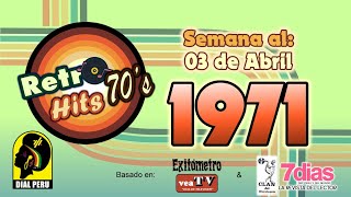 Retro Hits 504: Ranking Peru al 03/04/1971