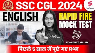 SSC CGL 2024 | English | SSC CGL 2024 English Rapid Fire | English By Ananya Ma'am