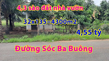 Bán đất sào mặt tiền Sóc Ba Buông Xuân Lộc Đồng Nai