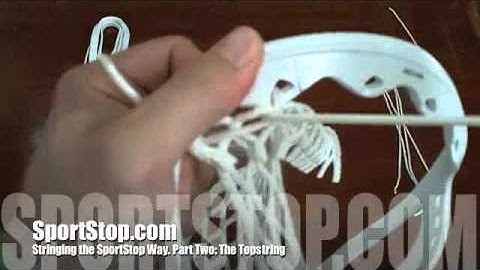 Stringing the Sportstop Way Topstring