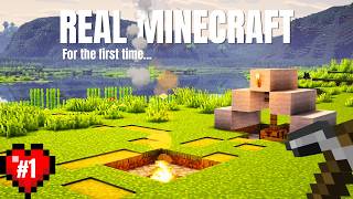 My HUMBLE Start In Real Minecraft