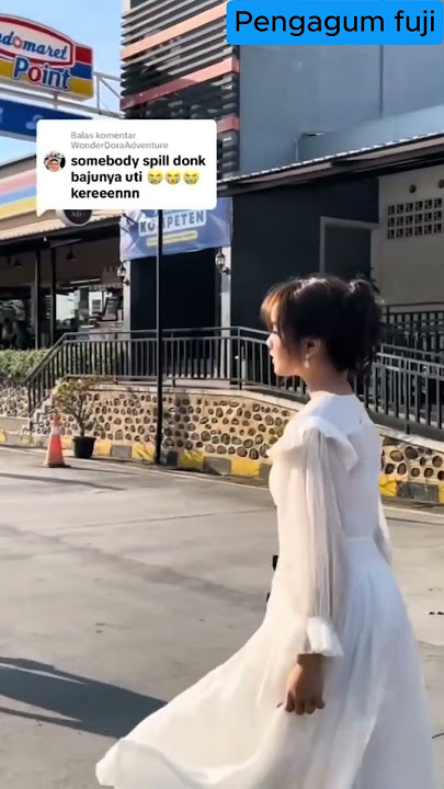 cantik banget uty dengan baju warna putih #shorts #fuji #trending