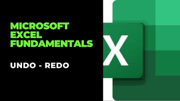 Module 3 Unit 9: Undo and Redo in Excel